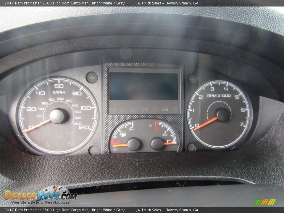 2017 Ram ProMaster 2500 High Roof Cargo Van Bright White / Gray Photo #28