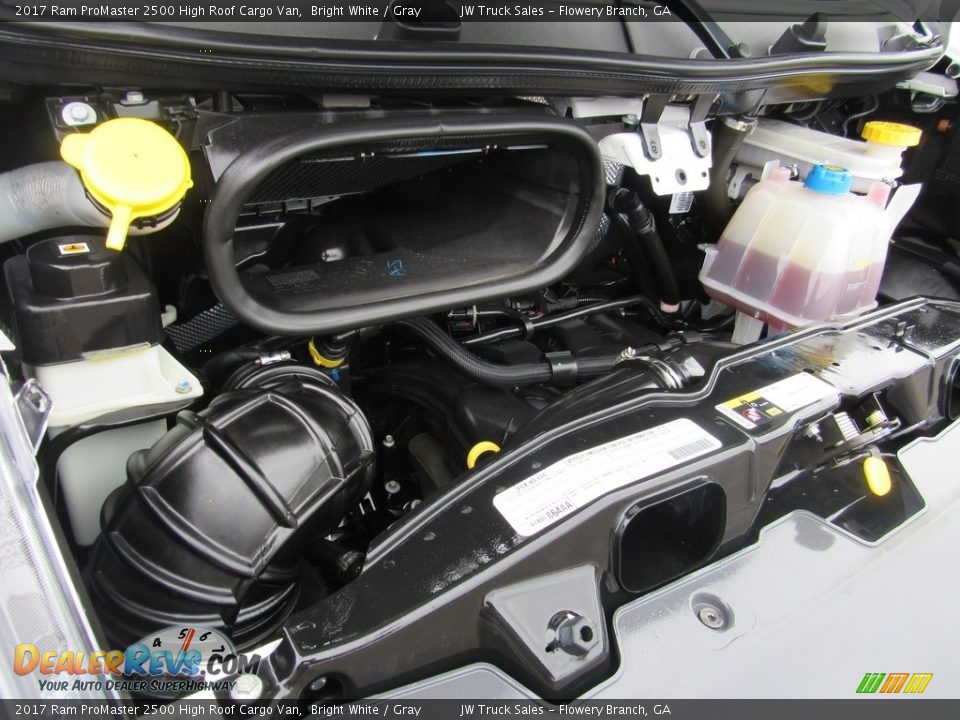2017 Ram ProMaster 2500 High Roof Cargo Van Bright White / Gray Photo #33