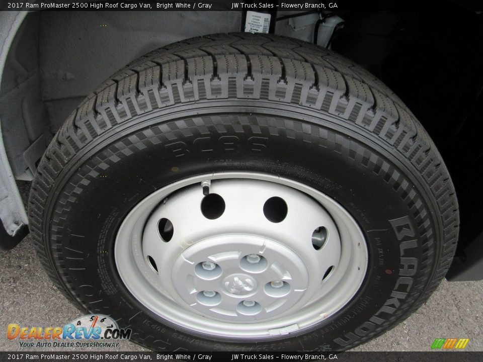 2017 Ram ProMaster 2500 High Roof Cargo Van Bright White / Gray Photo #35