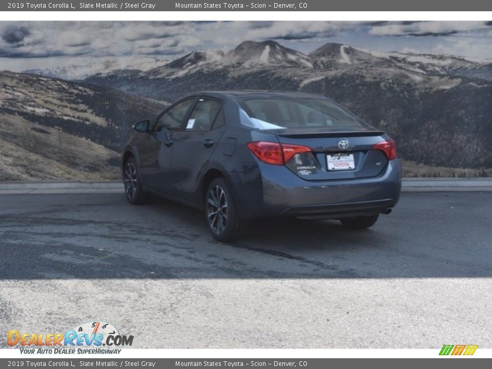 2019 Toyota Corolla L Slate Metallic / Steel Gray Photo #3