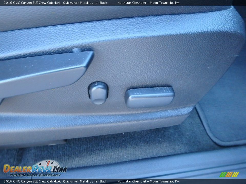 2016 GMC Canyon SLE Crew Cab 4x4 Quicksilver Metallic / Jet Black Photo #16