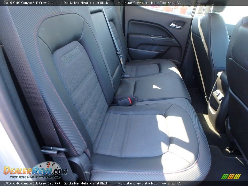 2016 GMC Canyon SLE Crew Cab 4x4 Quicksilver Metallic / Jet Black Photo #18