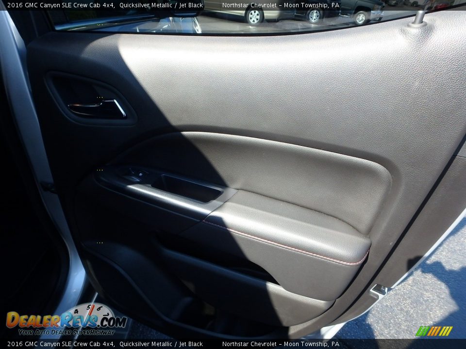 2016 GMC Canyon SLE Crew Cab 4x4 Quicksilver Metallic / Jet Black Photo #19