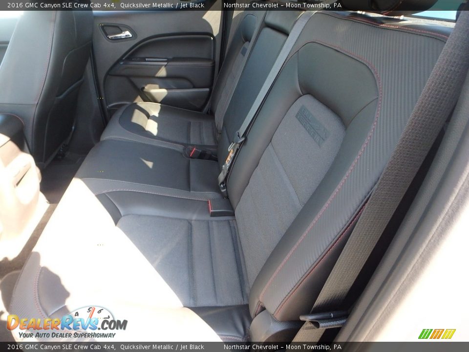 2016 GMC Canyon SLE Crew Cab 4x4 Quicksilver Metallic / Jet Black Photo #21