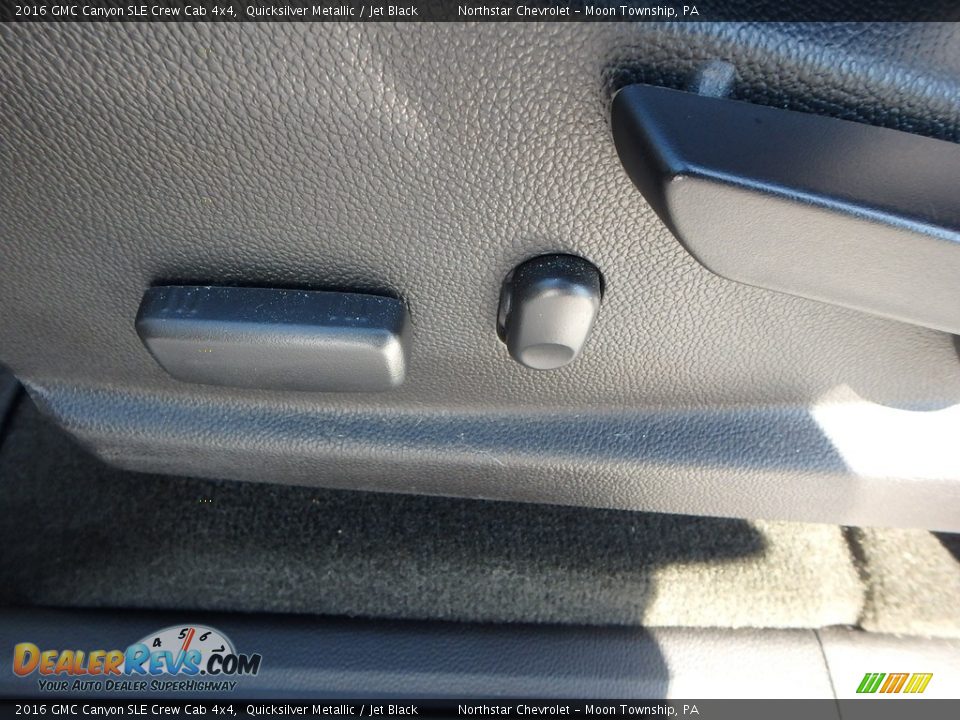 2016 GMC Canyon SLE Crew Cab 4x4 Quicksilver Metallic / Jet Black Photo #25