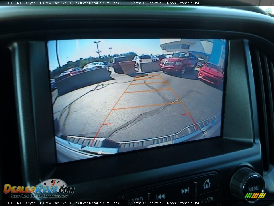 2016 GMC Canyon SLE Crew Cab 4x4 Quicksilver Metallic / Jet Black Photo #30