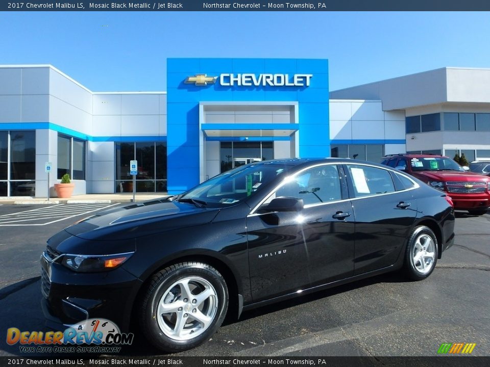 2017 Chevrolet Malibu LS Mosaic Black Metallic / Jet Black Photo #1