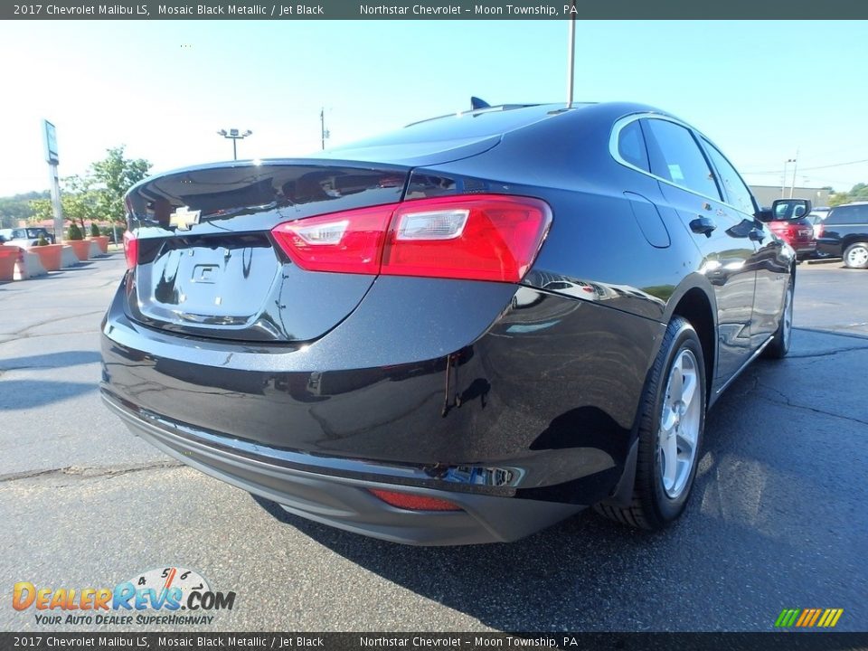 2017 Chevrolet Malibu LS Mosaic Black Metallic / Jet Black Photo #8