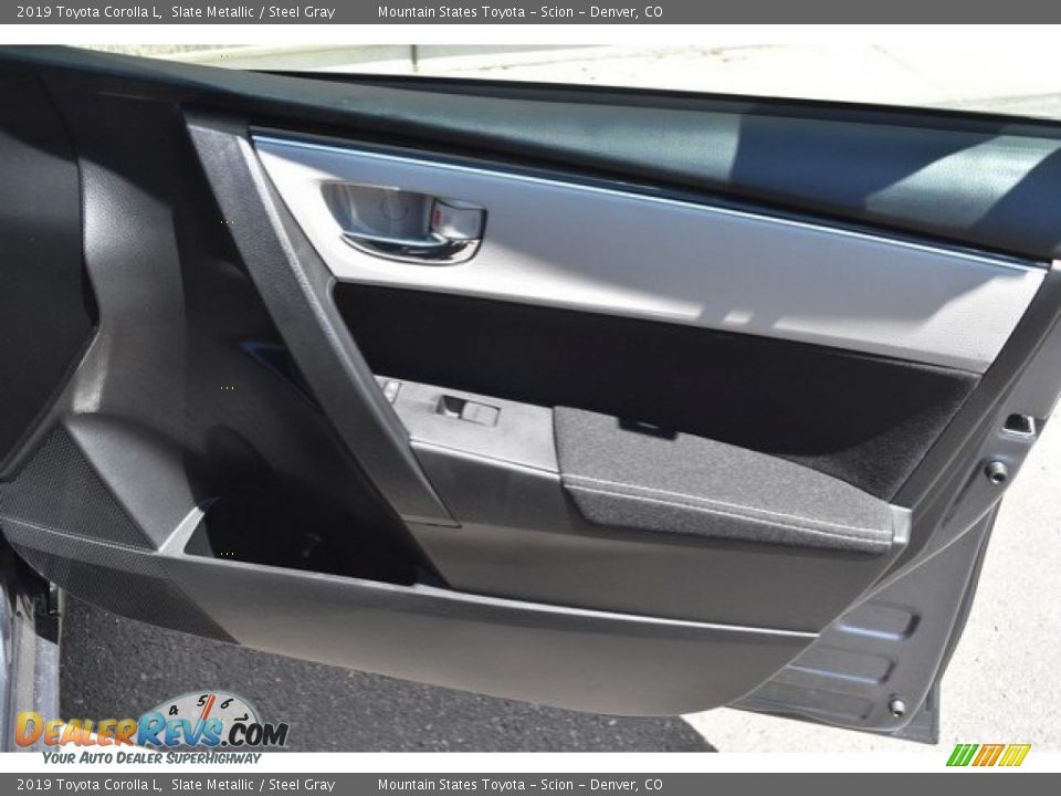 2019 Toyota Corolla L Slate Metallic / Steel Gray Photo #21