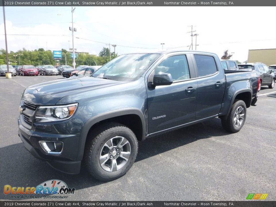 2019 Chevrolet Colorado Z71 Crew Cab 4x4 Shadow Gray Metallic / Jet Black/Dark Ash Photo #1