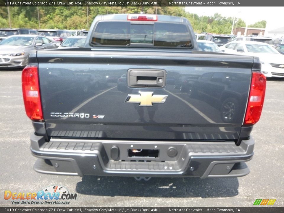 2019 Chevrolet Colorado Z71 Crew Cab 4x4 Shadow Gray Metallic / Jet Black/Dark Ash Photo #4