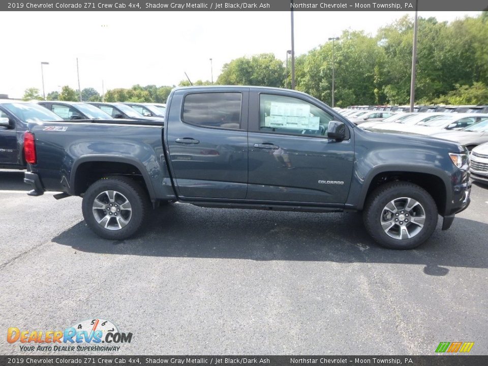 2019 Chevrolet Colorado Z71 Crew Cab 4x4 Shadow Gray Metallic / Jet Black/Dark Ash Photo #6
