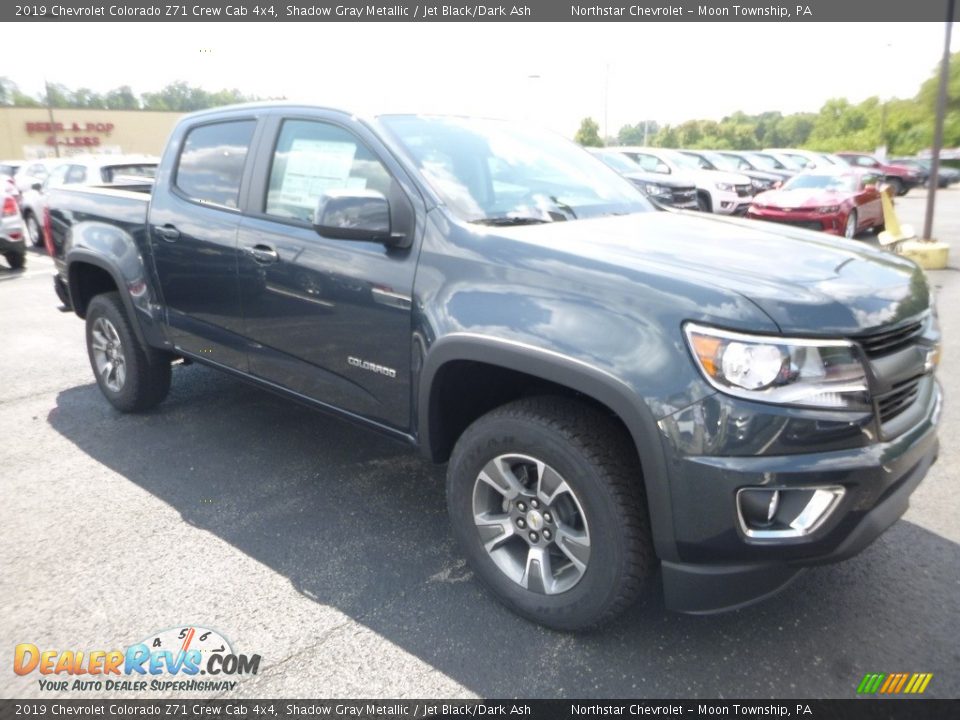 2019 Chevrolet Colorado Z71 Crew Cab 4x4 Shadow Gray Metallic / Jet Black/Dark Ash Photo #7