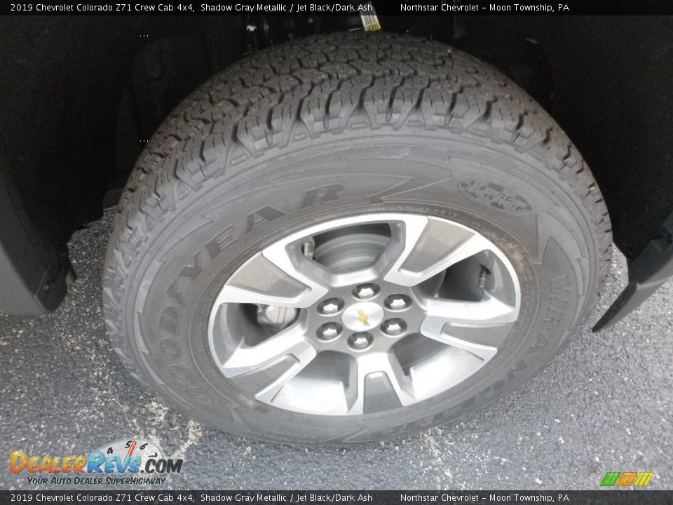 2019 Chevrolet Colorado Z71 Crew Cab 4x4 Shadow Gray Metallic / Jet Black/Dark Ash Photo #9