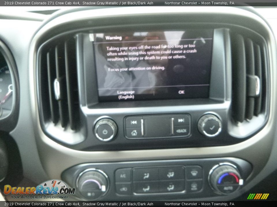 2019 Chevrolet Colorado Z71 Crew Cab 4x4 Shadow Gray Metallic / Jet Black/Dark Ash Photo #18