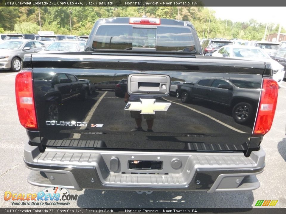 2019 Chevrolet Colorado Z71 Crew Cab 4x4 Black / Jet Black Photo #4