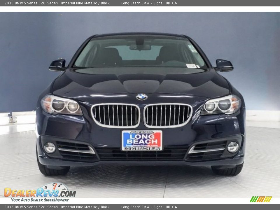2015 BMW 5 Series 528i Sedan Imperial Blue Metallic / Black Photo #2