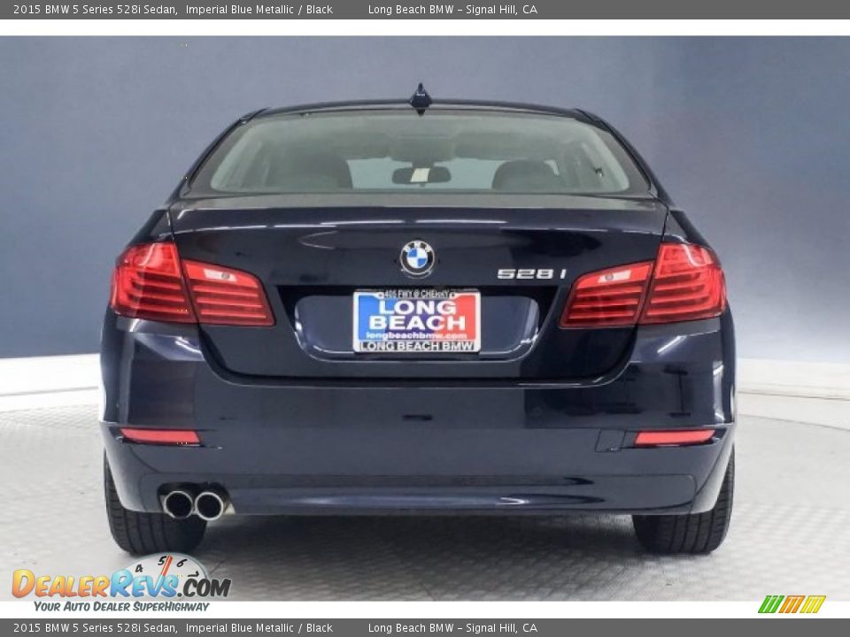2015 BMW 5 Series 528i Sedan Imperial Blue Metallic / Black Photo #3