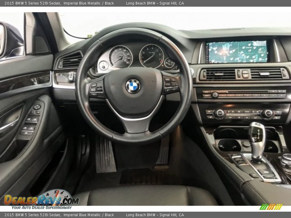 2015 BMW 5 Series 528i Sedan Imperial Blue Metallic / Black Photo #4