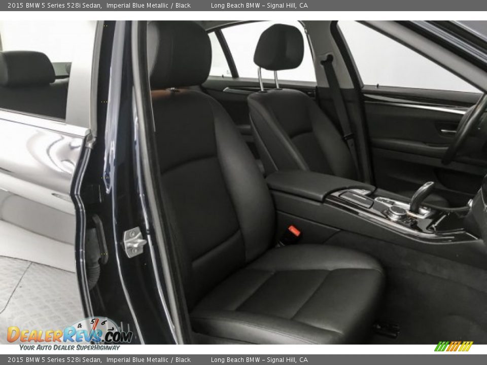 2015 BMW 5 Series 528i Sedan Imperial Blue Metallic / Black Photo #6