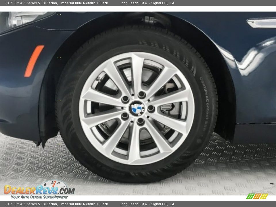 2015 BMW 5 Series 528i Sedan Imperial Blue Metallic / Black Photo #8