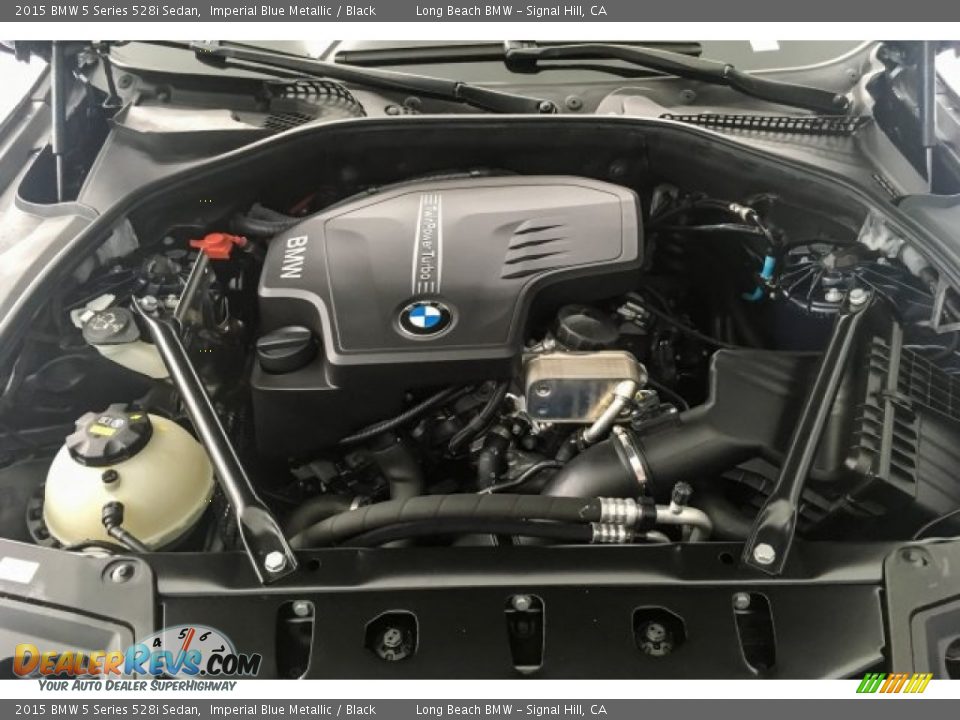2015 BMW 5 Series 528i Sedan Imperial Blue Metallic / Black Photo #9