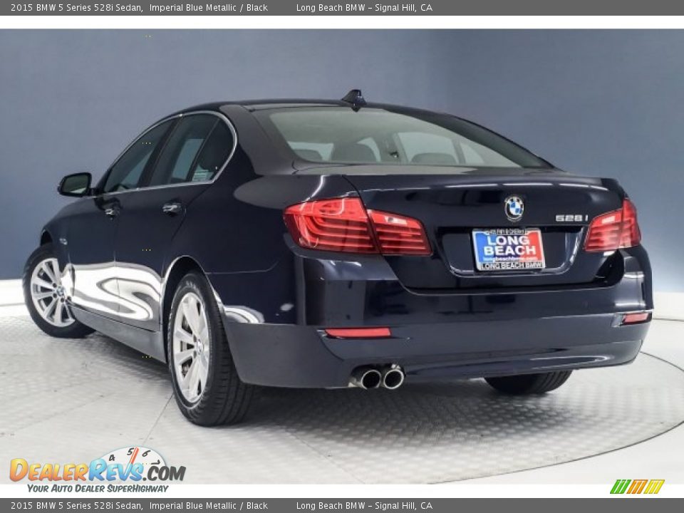 2015 BMW 5 Series 528i Sedan Imperial Blue Metallic / Black Photo #10