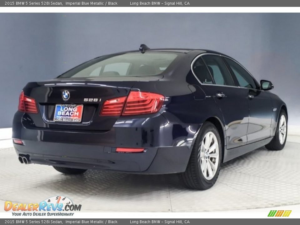 2015 BMW 5 Series 528i Sedan Imperial Blue Metallic / Black Photo #17