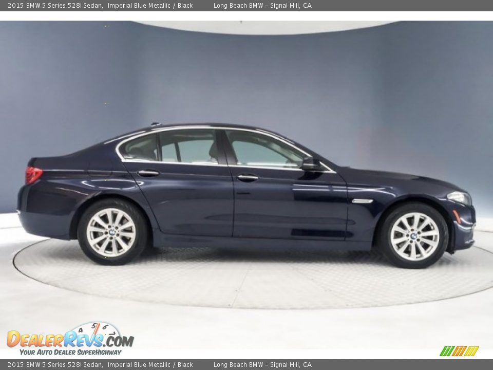 2015 BMW 5 Series 528i Sedan Imperial Blue Metallic / Black Photo #19