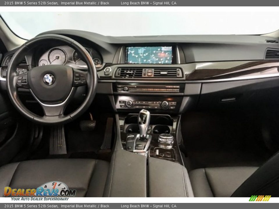 2015 BMW 5 Series 528i Sedan Imperial Blue Metallic / Black Photo #22