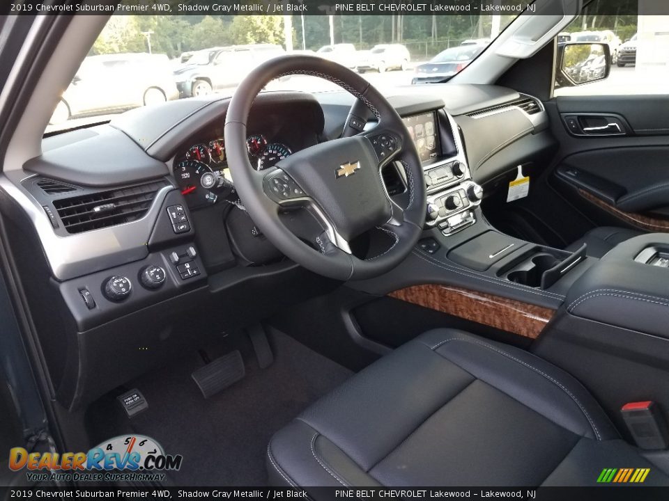 Jet Black Interior - 2019 Chevrolet Suburban Premier 4WD Photo #7