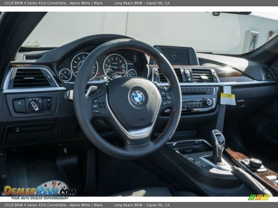 2018 BMW 4 Series 430i Convertible Alpine White / Black Photo #5
