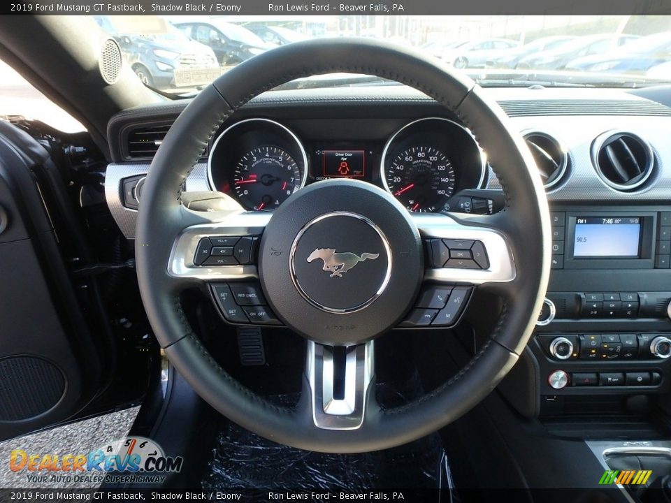 2019 Ford Mustang GT Fastback Shadow Black / Ebony Photo #17