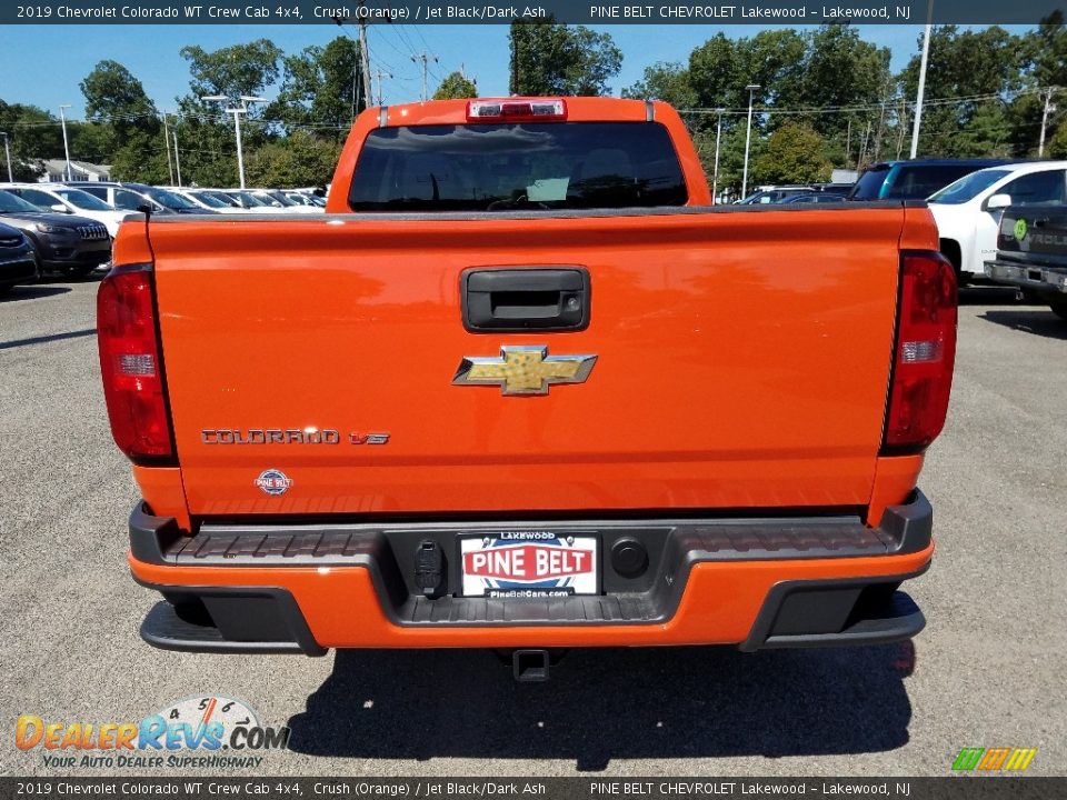 2019 Chevrolet Colorado WT Crew Cab 4x4 Crush (Orange) / Jet Black/Dark Ash Photo #5