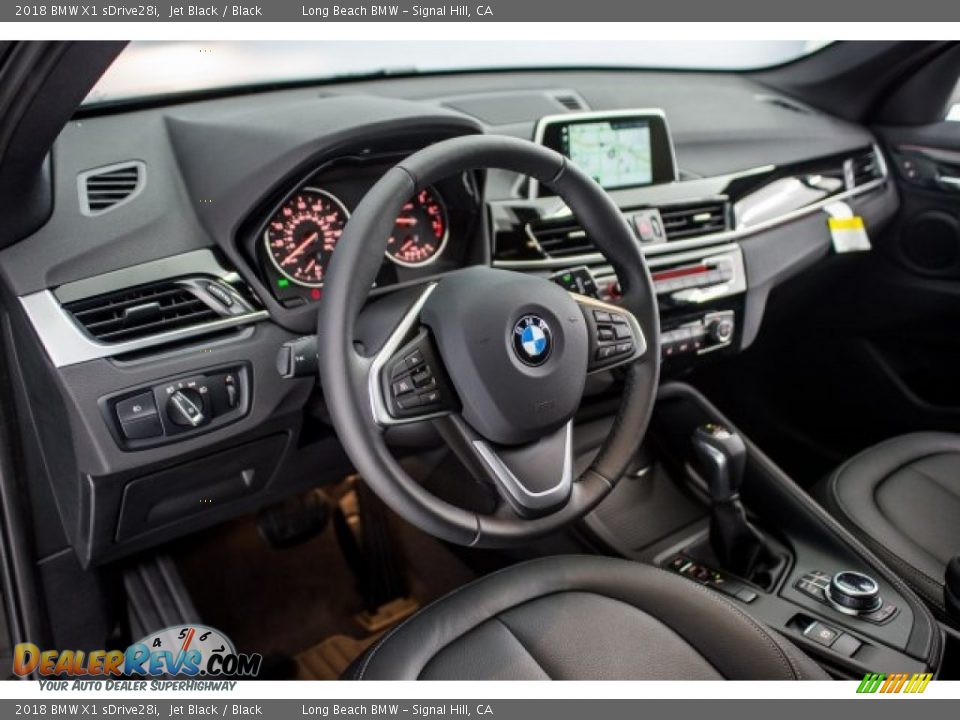2018 BMW X1 sDrive28i Jet Black / Black Photo #6