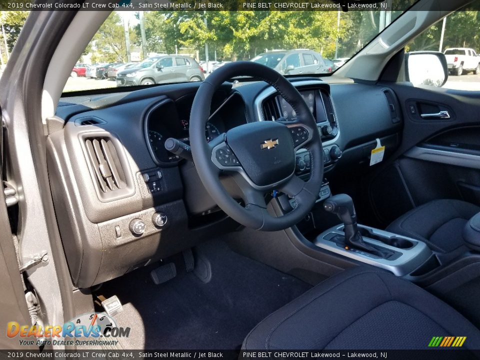 2019 Chevrolet Colorado LT Crew Cab 4x4 Satin Steel Metallic / Jet Black Photo #7