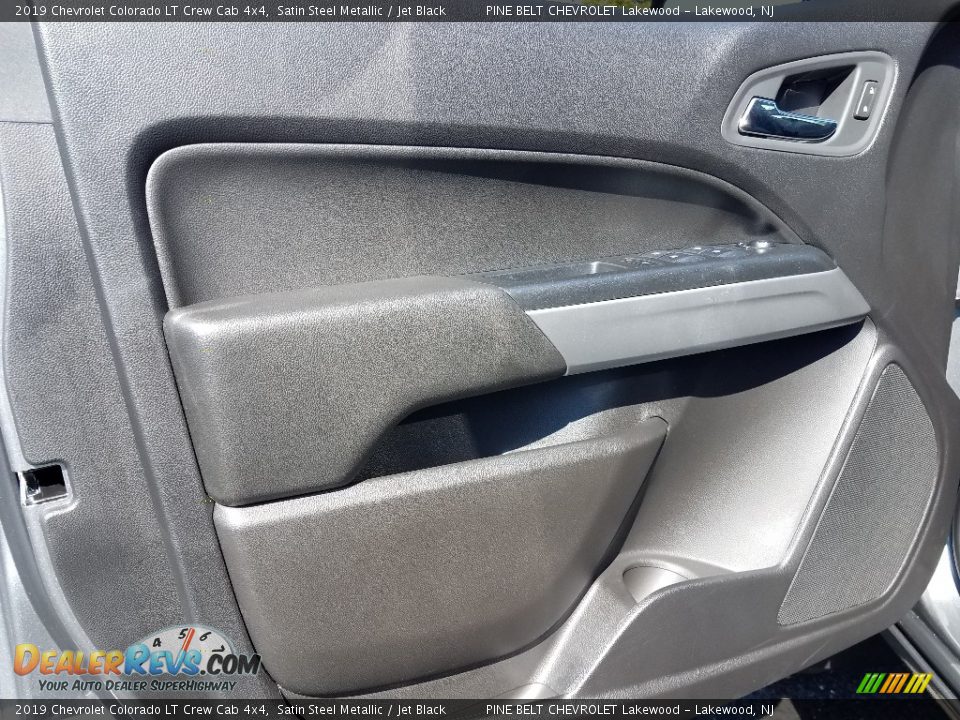 2019 Chevrolet Colorado LT Crew Cab 4x4 Satin Steel Metallic / Jet Black Photo #8