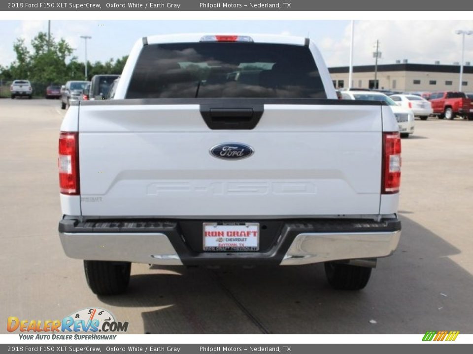 2018 Ford F150 XLT SuperCrew Oxford White / Earth Gray Photo #7