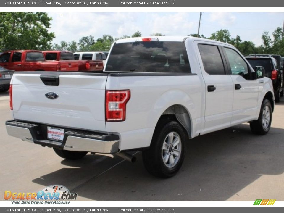 2018 Ford F150 XLT SuperCrew Oxford White / Earth Gray Photo #8