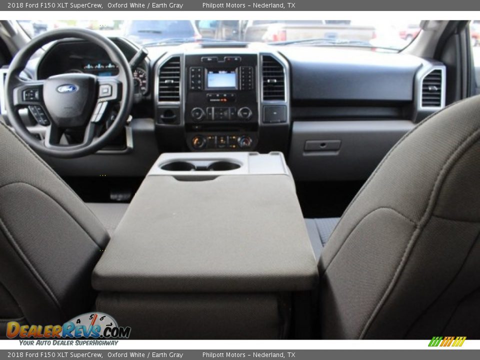 2018 Ford F150 XLT SuperCrew Oxford White / Earth Gray Photo #20