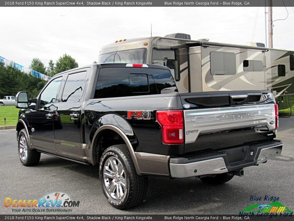 2018 Ford F150 King Ranch SuperCrew 4x4 Shadow Black / King Ranch Kingsville Photo #3