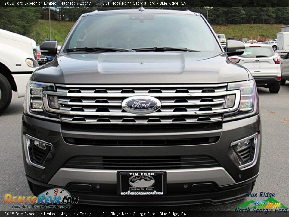2018 Ford Expedition Limited Magnetic / Ebony Photo #8