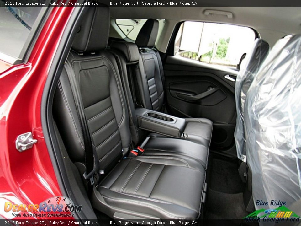 2018 Ford Escape SEL Ruby Red / Charcoal Black Photo #13