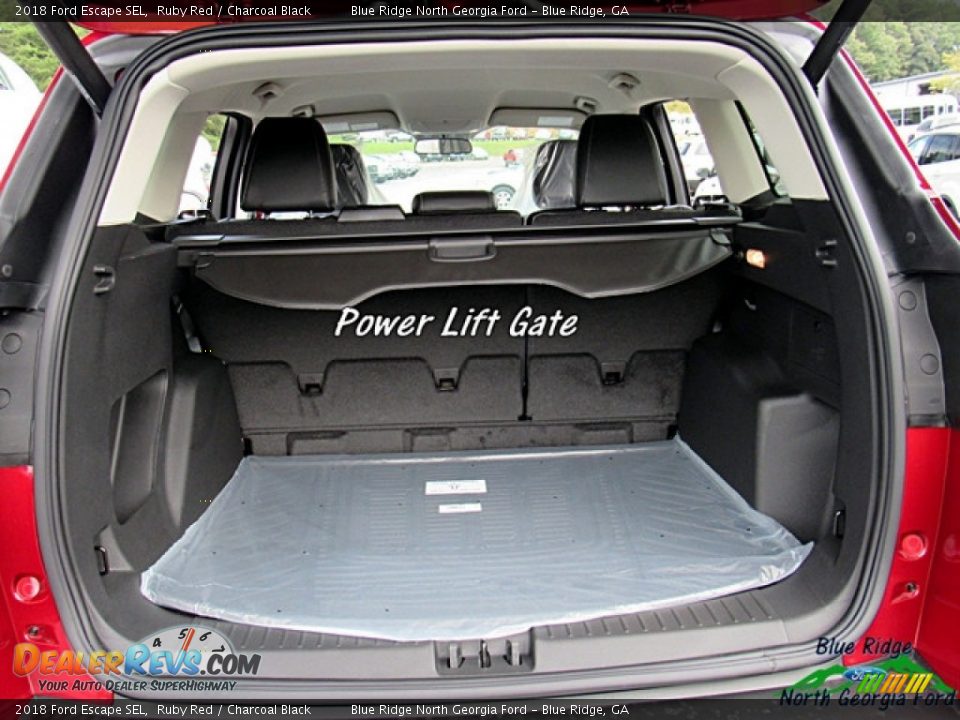2018 Ford Escape SEL Ruby Red / Charcoal Black Photo #14