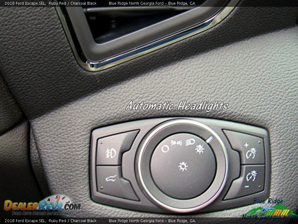 2018 Ford Escape SEL Ruby Red / Charcoal Black Photo #21