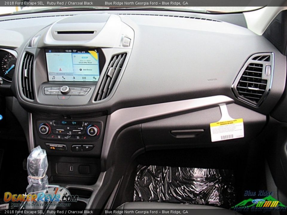 2018 Ford Escape SEL Ruby Red / Charcoal Black Photo #25