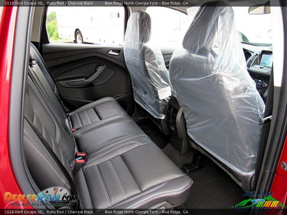 2018 Ford Escape SEL Ruby Red / Charcoal Black Photo #30