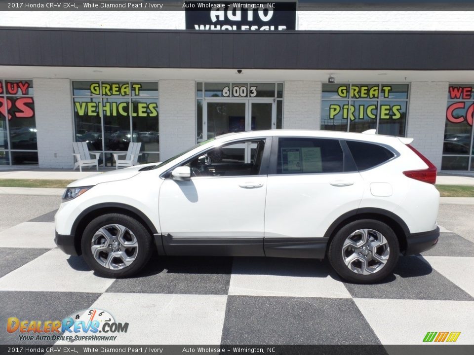 2017 Honda CR-V EX-L White Diamond Pearl / Ivory Photo #1