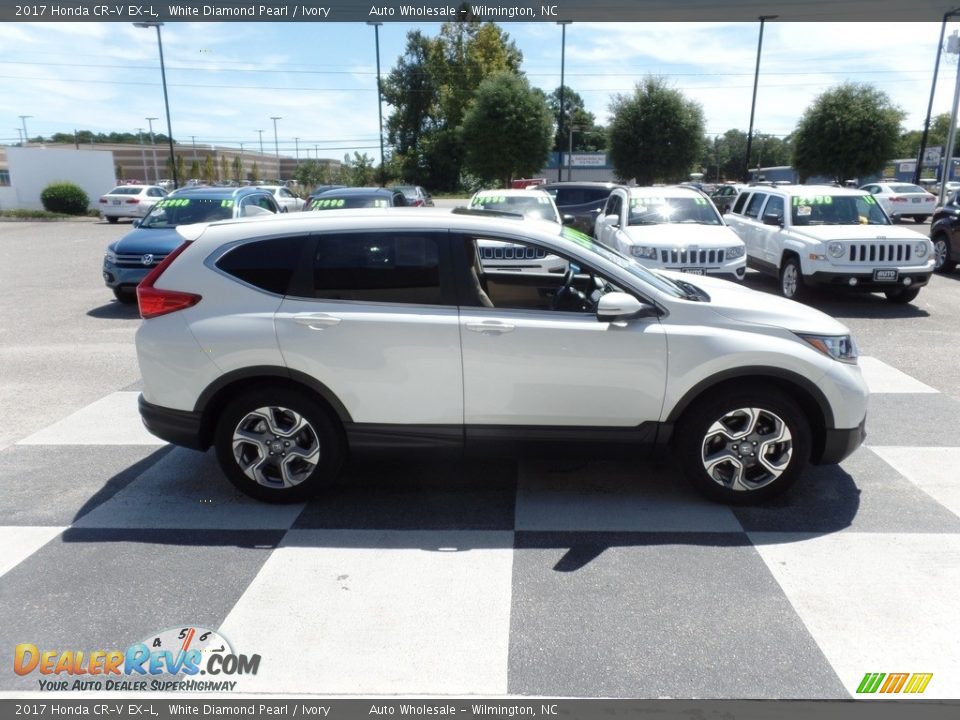 2017 Honda CR-V EX-L White Diamond Pearl / Ivory Photo #3