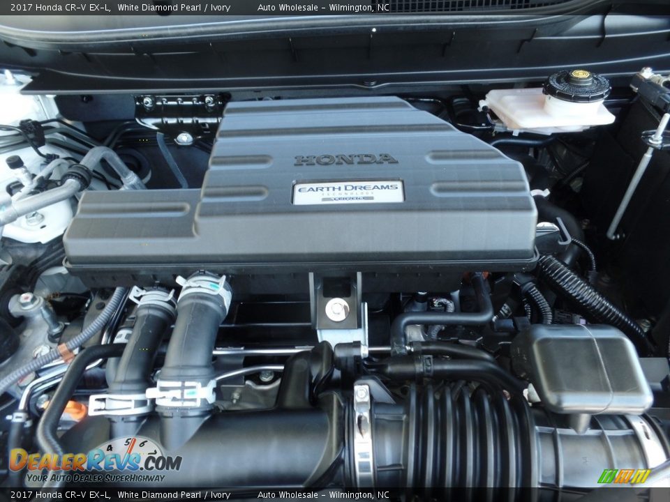 2017 Honda CR-V EX-L White Diamond Pearl / Ivory Photo #6